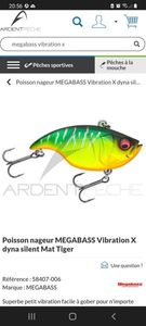Lures Megabass Megabasss vibration x dyna silent 