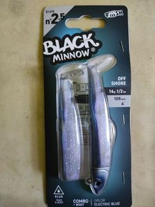 Lures Fiiish Combo black minnow 120 TP 16g off shore Electri blue