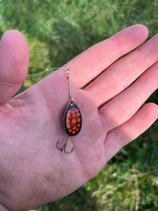 Lures Mepps  CUILLER MEPPS BLACK FURY NOIR POINTS ORANGES