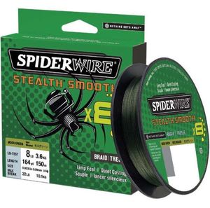 Lines Spiderwire Tresse Spiderwire Stealth Smooth 8 Moss - Vert - 150M