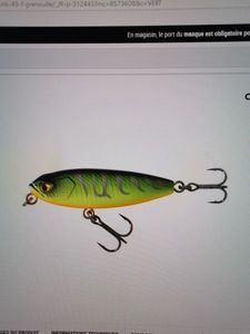 Lures Caperlan Stickbait STK 45 F
