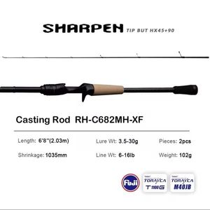 Rods Purelure Sharpen casting RH-C682MH-XF 2.03m 3.5-30g