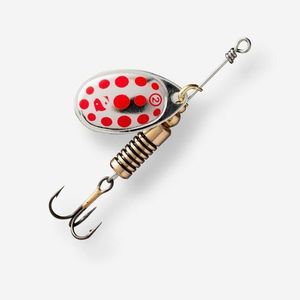 Lures Caperlan Cuillère tournante WETA N°2 - Argent points rouges 