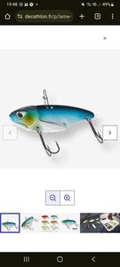 Lures Caperlan Lame vibrante 