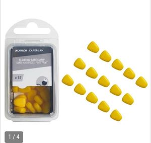 Baits & Additives Caperlan Mais artificiel flottant jaune