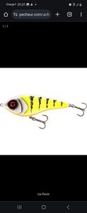 Lures Illex LEURRE SUSPENDING WESTIN SWIM GLIDEBAIT - 12CM - Ice Perch