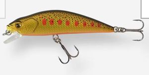 Lures Caperlan POISSON NAGEUR TRUITE MINNOW WXM MNWFS 65 US YAMAME ORANGE