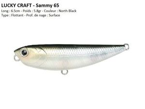 Lures Lucky Craft SAMMY 65 (North Black)