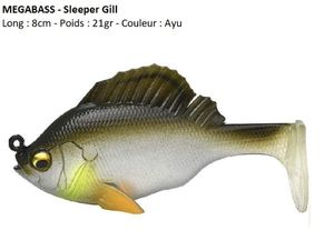 Lures Megabass SLEEPER GILL (Ayu)