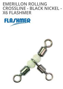 Accessories Flashmer EMERILLON ROLLING CROSSLINE - BLACK NICKEL - X6 FLASHMER 3x4

