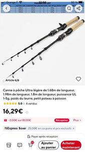 Rods null Canne 1/5g ali express 