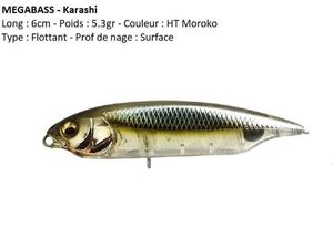 Lures Megabass KARASHI (HT Moroko)