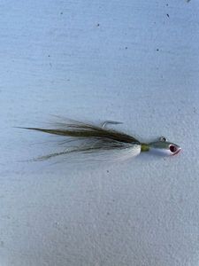 Lures Dirty Prawn Olive/White Bucktail