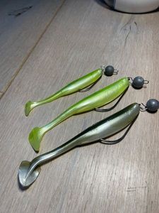 Lures Caperlan Texan de chez decat colori gris et vert
