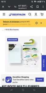 Lures Caperlan KIT BOITE MULTI LEURRES BOX MB BROCHET
