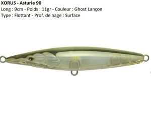 Lures Xorus ASTURIE 90 (Ghost Lançon)