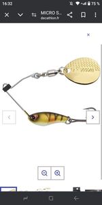 Lures Caperlan MICRO SPINNERBAIT SPINO MCO 5GR PERCHE