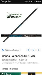 Rods Sensas Sensas bolognaise DRAVA 6mt  