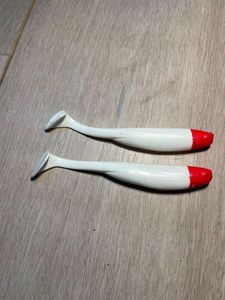 Lures Caperlan Blanc et rouge texan