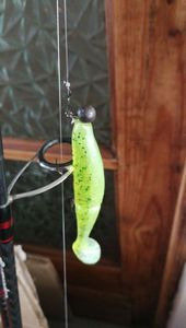 Lures esfishing one up 4" - 10 cm - chartreuse