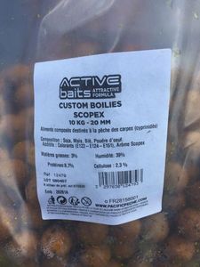 Baits & Additives Active baits Custom Boilies Scopex 20mm