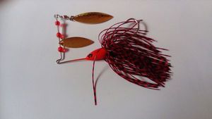 Lures Ali Express  spinner 18g red tiger