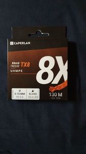Lines Caperlan Braid Tresse TX8 UHMPE ×8 0,12mm