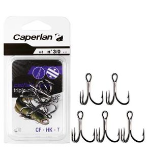 Hooks Caperlan Hameçon Triple Silure N.3