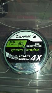 Lignes Caperlan Green Smoke Braid 4×