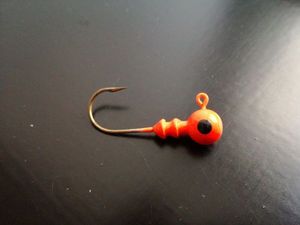 Hooks null Tête plombée - 3gr - Orange