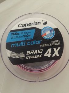 Lignes Caperlan  Braid Multi Color 4x 57,32 Lbs