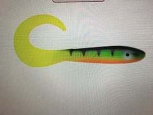 Lures Svartzonker Mc Rubber Tail