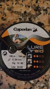 Lines Caperlan lure braid grey .30 24lbs