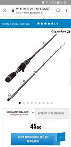 Rods Caperlan Canne casting wixom 10-30g
