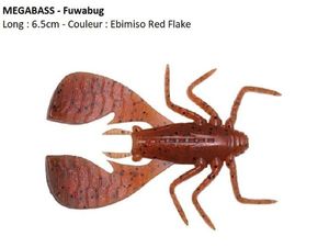 Lures Megabass FUWABUG (Ebimiso Red Flake)
