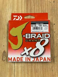 Lines Daiwa j-braid x 13/100 gray-light 135m Lines Daiwa j-braid x 13/100 gray-light 135m