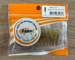 Lures Fishup Tanta 1,5" Caramel/Green & Black #036