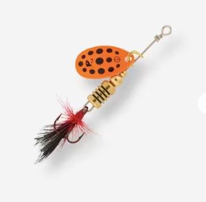 Lures Caperlan CUILLÈRE TOURNANTE PÊCHE AUX LEURRES WETA F #1 ORANGE POINTS NOIRS
2,90€