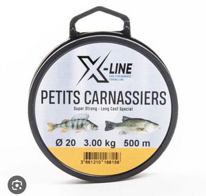 Lines X-line Nylon X-Line Petits Carnassiers 500m 0,18