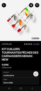 Lures Caperlan Cuillere n°4