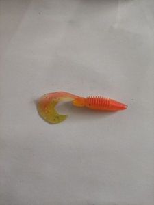 Lures Caperlan Grub orange 