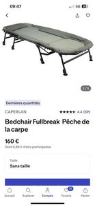 Accessories Caperlan Bedchair