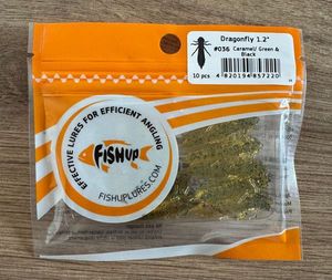 Lures Fishup Dragonfly 1,2" Caramel/Green & Black #036