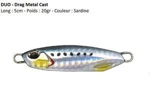 Lures Duo DRAG METAL CAST (Sardine)