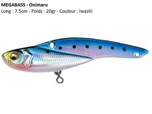 Lures Megabass ONIMARU (Iwashi)