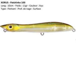 Lures Xorus PATCHINKO 100 (Ayu)