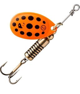 Lures Caperlan Cuillère tournante weta 2 orange/points noirs