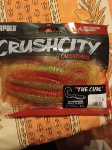 Lures Rapala Crushcity the curl 5'' fire flame