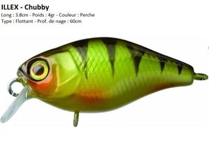 Lures Illex CHUBBY (Perche)