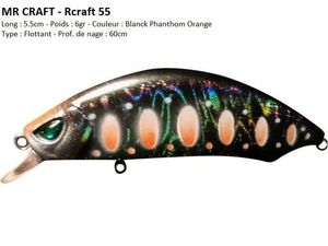 Lures Mr Craft RCRAFT 55 (Black Phanthom Orange)